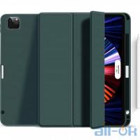 Чохол ZOYU Flex with Pencil Holder для Apple iPad Pro 12.9 M1 (2021) Dark Green