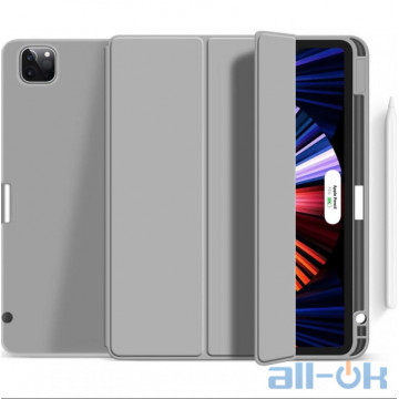 Чохол ZOYU Flex with Pencil Holder для Apple iPad Pro 12.9 M1 (2021) Grey