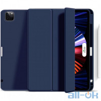 Чохол ZOYU Flex with Pencil Holder для Apple iPad Pro 12.9 M1 (2021) Navy Blue