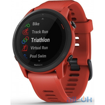 Смарт-годинник Garmin Forerunner 745 Magma Red (010-02445-12)