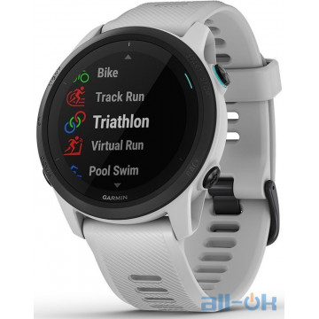 Смарт-годинник Garmin Forerunner 745 Whitestone Grey (010-02445-13)