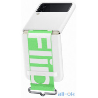 Чохол для смартфона Samsung Z Flip3 Silicone Cover with Strap White (EF-GF711TWEG) 