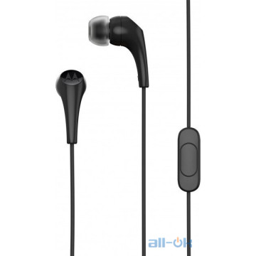 Навушники з мікрофоном Motorola Earbuds 2 (SH006 BLACK) Black 