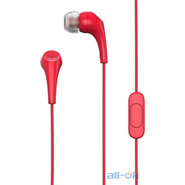Навушники з мікрофоном Motorola Earbuds 2 (SH006 RED) Red