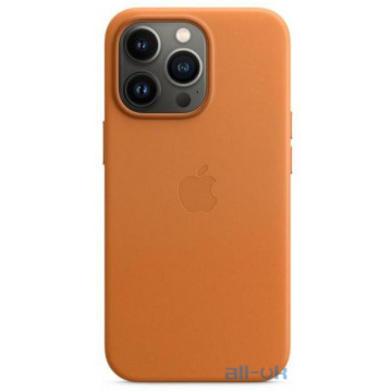 Чохол для смартфону Apple iPhone 13 Pro Leather Case with MagSafe - Golden Brown (MM193) 