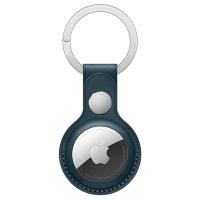 Чохол для пошукового брелока Apple AirTag Leather Key Ring Baltic Blue (MHJ23)