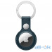 Чохол для пошукового брелока Apple AirTag Leather Key Ring Baltic Blue (MHJ23) — інтернет магазин All-Ok. фото 1