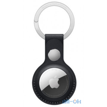 Чохол для пошукового брелока Apple AirTag Leather Key Ring Midnight (MMF93)