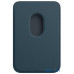 Чохол для пластикових карт Apple iPhone Leather Wallet with MagSafe - Baltic Blue (MHLQ3) — інтернет магазин All-Ok. фото 2