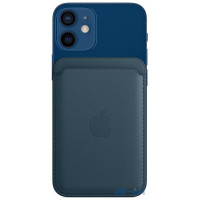 Чохол для пластикових карт Apple iPhone Leather Wallet with MagSafe - Baltic Blue (MHLQ3)