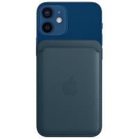 Чохол для пластикових карт Apple iPhone Leather Wallet with MagSafe - Baltic Blue (MHLQ3)