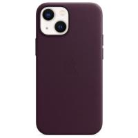 Чохол для смартфону Apple iPhone 13 mini Leather Case with MagSafe - Dark Cherry (MM0G3)
