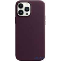Чохол для смартфону Apple iPhone 13 Pro Max Leather Case with MagSafe - Dark Cherry (MM1M3)