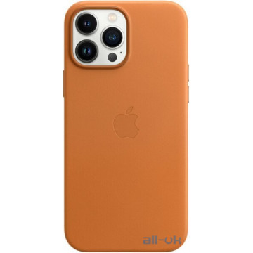 Чохол для смартфону Apple iPhone 13 Pro Max Leather Case with MagSafe - Golden Brown (MM1L3)