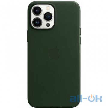 Чохол для смартфону Apple iPhone 13 Pro Max Leather Case with MagSafe - Sequoia Green (MM1Q3)