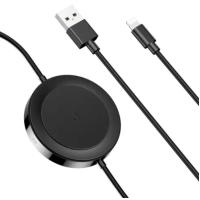 Бездротовий зарядний пристрій Baseus iP Cable Wireless Charger, Black (WXCA-01)