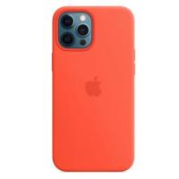 Чохол для смартфону Apple iPhone 12 Pro Max Silicone Case with MagSafe - Electric Orange (MKTX3)