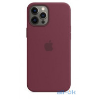Чохол для смартфону Apple iPhone 12 Pro Max Silicone Case with MagSafe - Plum (MHLA3)