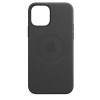 Чохол для смартфону Apple iPhone 12 | 12 Pro Leather Case with MagSafe - Black (MHKG3)