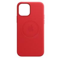 Чохол для смартфону Apple iPhone 12 | 12 Pro Leather Case with MagSafe - PRODUCT RED (MHKD3)