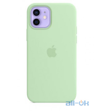 Чохол для смартфону Apple iPhone 12 | 12 Pro Silicone Case with MagSafe - Pistachio (MK003)