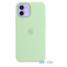 Чохол для смартфону Apple iPhone 12 | 12 Pro Silicone Case with MagSafe - Pistachio (MK003) — інтернет магазин All-Ok. фото 1