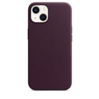 Чохол для смартфону Apple iPhone 13 Leather Case with MagSafe - Dark Cherry (MM143)