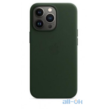 Чохол для смартфону Apple iPhone 13 Pro Leather Case with MagSafe - Sequoia Green (MM1G3)