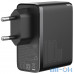 Мережевий зарядний пристрій  1Type-C Baseus GaN2 Fast Charger 100W + Cable Type-C to Type-C 1.5m (TZCCGAN-L01) Black — інтернет магазин All-Ok. фото 2