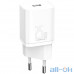 Мережевий зарядний пристрій 1Type-C Baseus Super Si 25W + Cable Type-C to Type-C 1m (TZCCSUP-L02) White — інтернет магазин All-Ok. фото 1