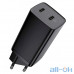 Мережевий зарядний пристрій 2Type-C Baseus GaN Lite 65W (CCGAN2L-E01) Black — інтернет магазин All-Ok. фото 3