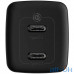 Мережевий зарядний пристрій 2Type-C Baseus GaN Lite 65W (CCGAN2L-E01) Black — інтернет магазин All-Ok. фото 4