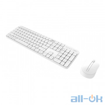 Комплект: клавиатура и мышь Xiaomi MiiiW MWWC01 Wireless Silent Combo White