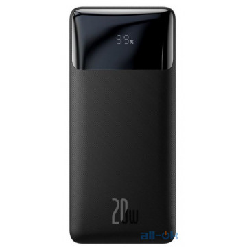 Зовнішній акумулятор (Power Bank) Baseus Bipow 10000mAh 20W Black (PPDML-L01)