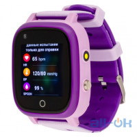 Детские умные часы AmiGo GO005 4G WIFI Thermometer Purple