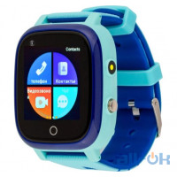 Дитячий розумний годинник AmiGo GO005 4G WIFI Thermometer Blue UA UCRF