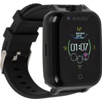 Дитячий розумний годинник AmiGo GO006 GPS 4G WIFI VIDEOCALL Black UA UCRF