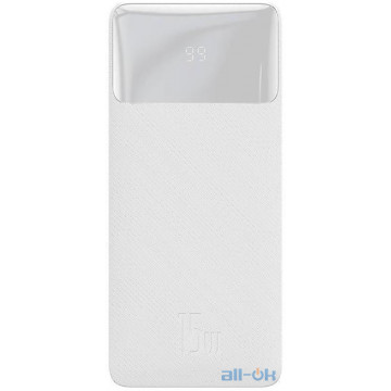 Внешний аккумулятор Baseus PowerBank Bipow Digital Display 20000mAh 15W White (PPDML-J02)