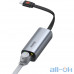 Адаптер Baseus Steel Cannon Series USB-A Bidirectional Gigabit LAN USB Type-C Adapter (CAHUB-AD0G) Dark Grey — интернет магазин All-Ok. Фото 6