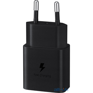 Мережевий зарядний пристрій Samsung EP-T1510NBEGRU 15W Power Adapter Black
