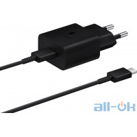 Мережевий зарядний пристрій Samsung EP-T1510XBEGRU 15W Power Adapter Type-C Black