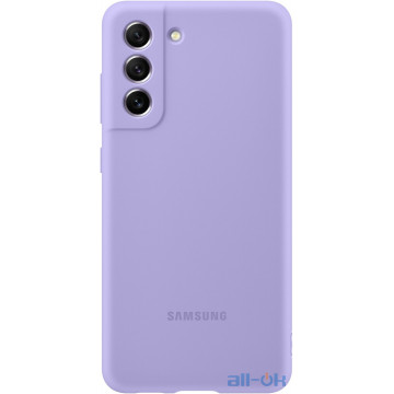Чохол Samsung Silicone Cover для Samsung Galaxy S21 FE (EF-PG990TVEGRU) Lavender