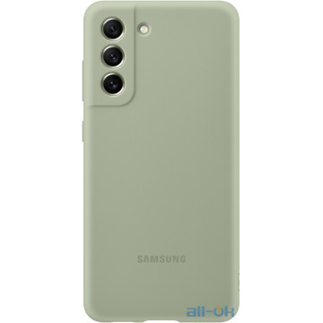 Чохол Samsung Silicone Cover для Samsung Galaxy S21 FE (EF-PG990TMEGRU) Olive Green