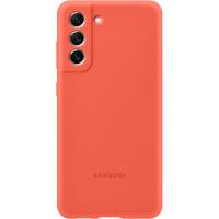 Чохол Samsung Silicone Cover для Samsung Galaxy S21 FE (EF-PG990TPEGRU) Dark Coral