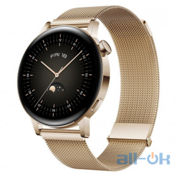 Смарт-годинник HUAWEI Watch GT 3 42mm Elegant Gold (55027151)