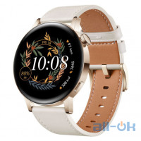 Смарт-годинник HUAWEI Watch GT 3 42mm Frosty White (55027150)