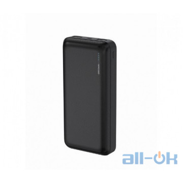 Зовнішній акумулятор Power Bank (20000mah) Gembird PB20-01