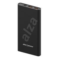 Зовнішній акумулятор AlzaPower Metal 10000mAh Fast Charge + PD3.0 Black