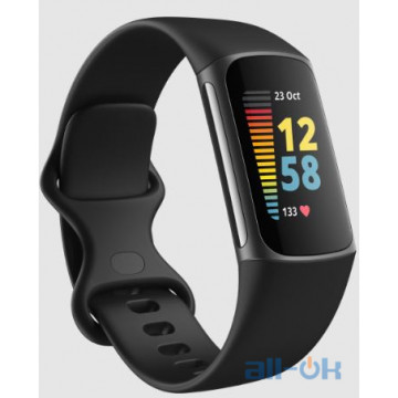 Фiтнес-браслет Fitbit Charge 5 Black (FB421BKBK)