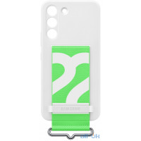 Чохол Samsung для Galaxy S22 Silicone with Strap Cover White (EF-GS901TWEGRU)